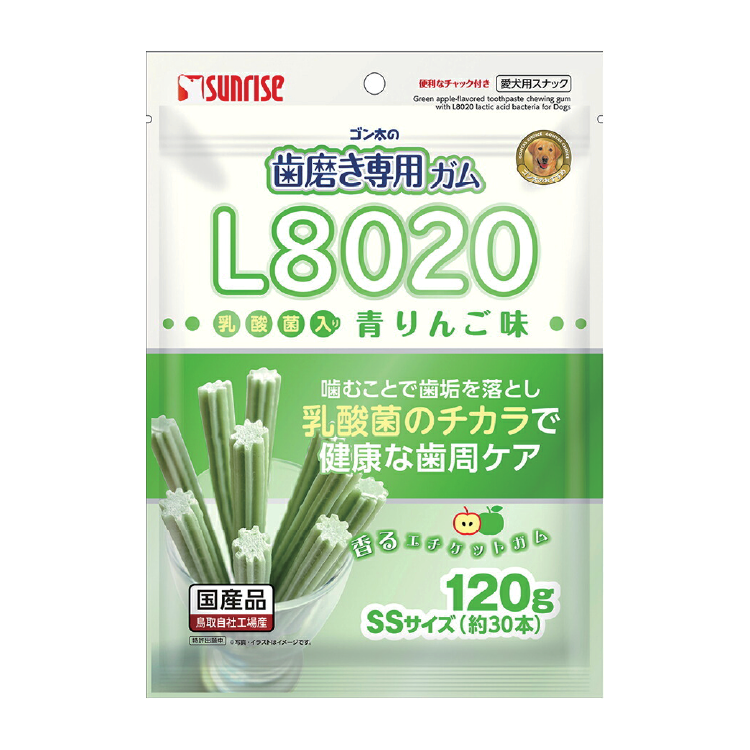 Sunrise 小型犬專用 L8020乳酸菌 青萍果潔齒棒 約30本/120g(SUN-5748)