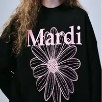 [S] MARDI SWEATSHIRT FLOWERMARDI.BLACK PINK, MFK33JPO007BKPK00 (SMD38)