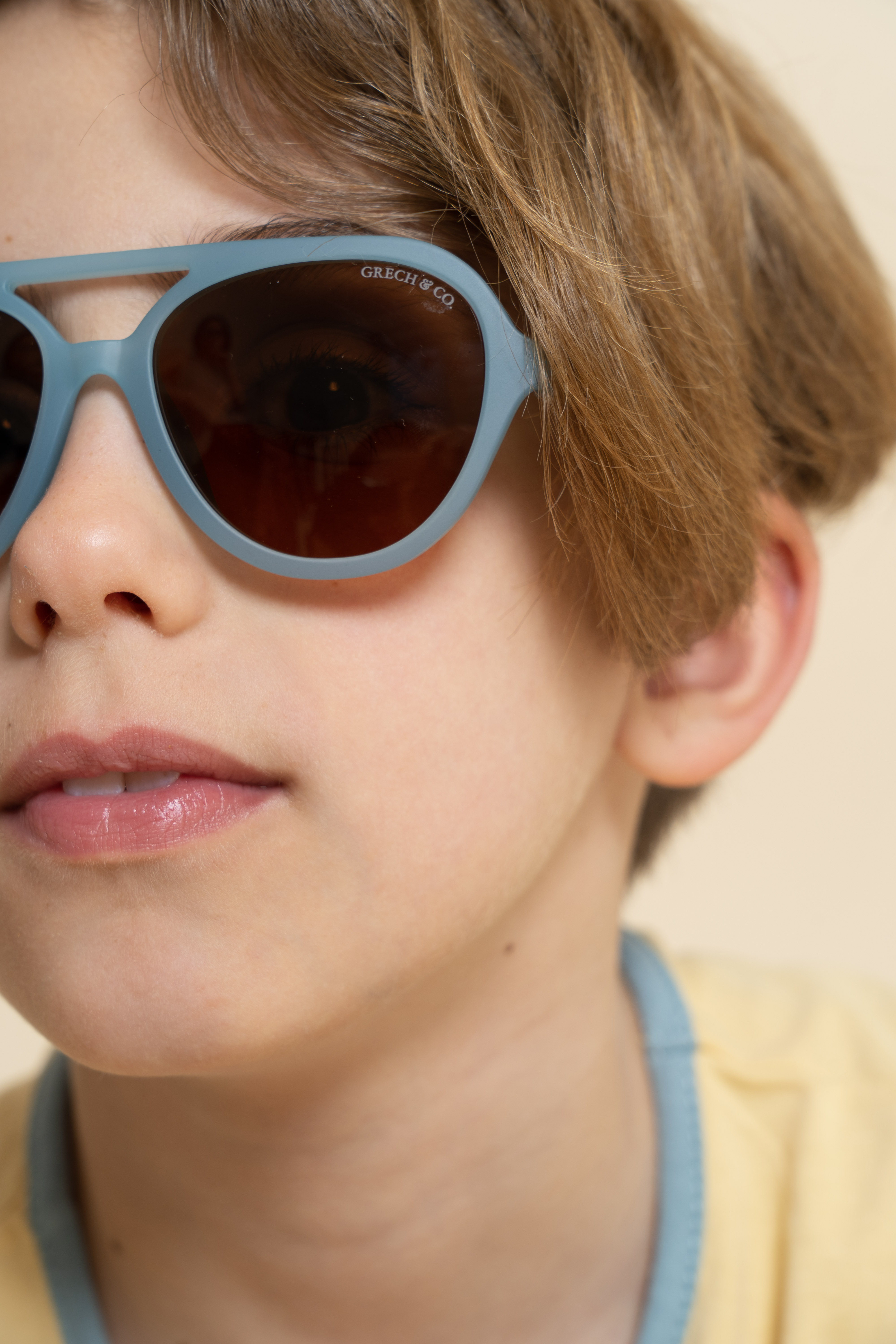 〖 Grech&Co. 〗夜灰藍飛行員偏光太陽眼鏡