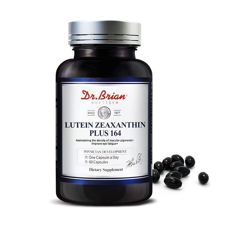 Dr. Brian Lutein & Zeaxanthin with Astaxanthin 5mg and Vitamin A 2333iu ,60 Capsules