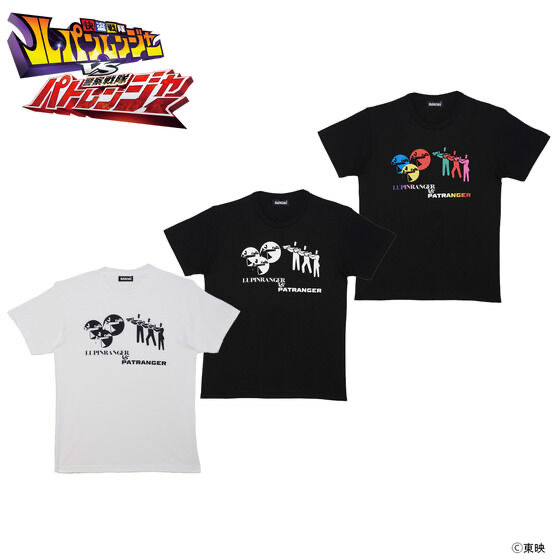 Pbandai 預訂2024/7月 快盗戦隊ルパンレンジャーVS警察戦隊パトレンジャー　アイコニックTシャツ