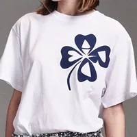 [S] MARDI TSHIRT CLOVERMARDI,WHITE NAVY, MFK41JSS003WHNV00 (SMD48)