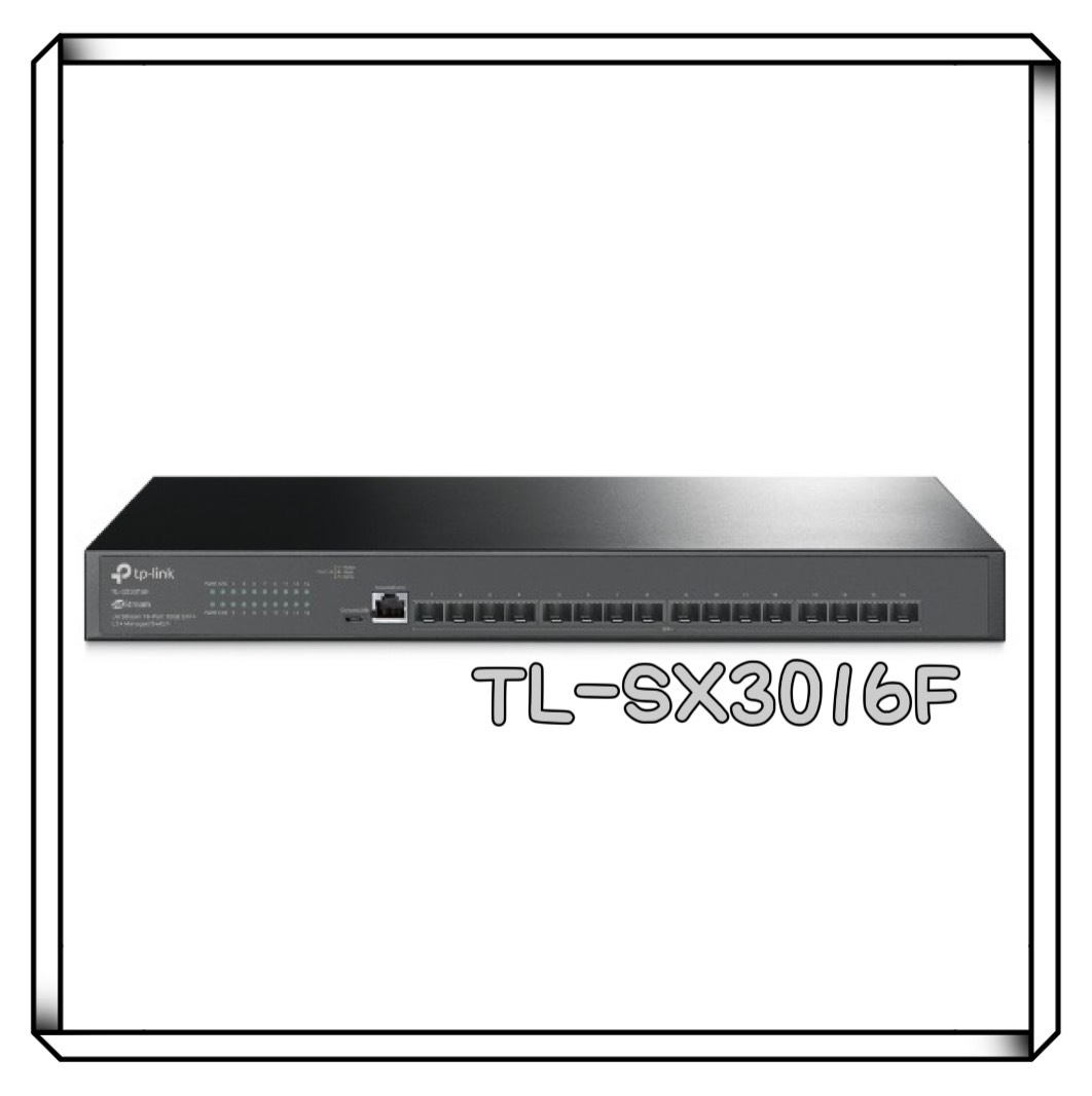 TP-LINK TL-SX3016F JetStream 16-埠 10GE SFP+ L2+ 管理型交換器