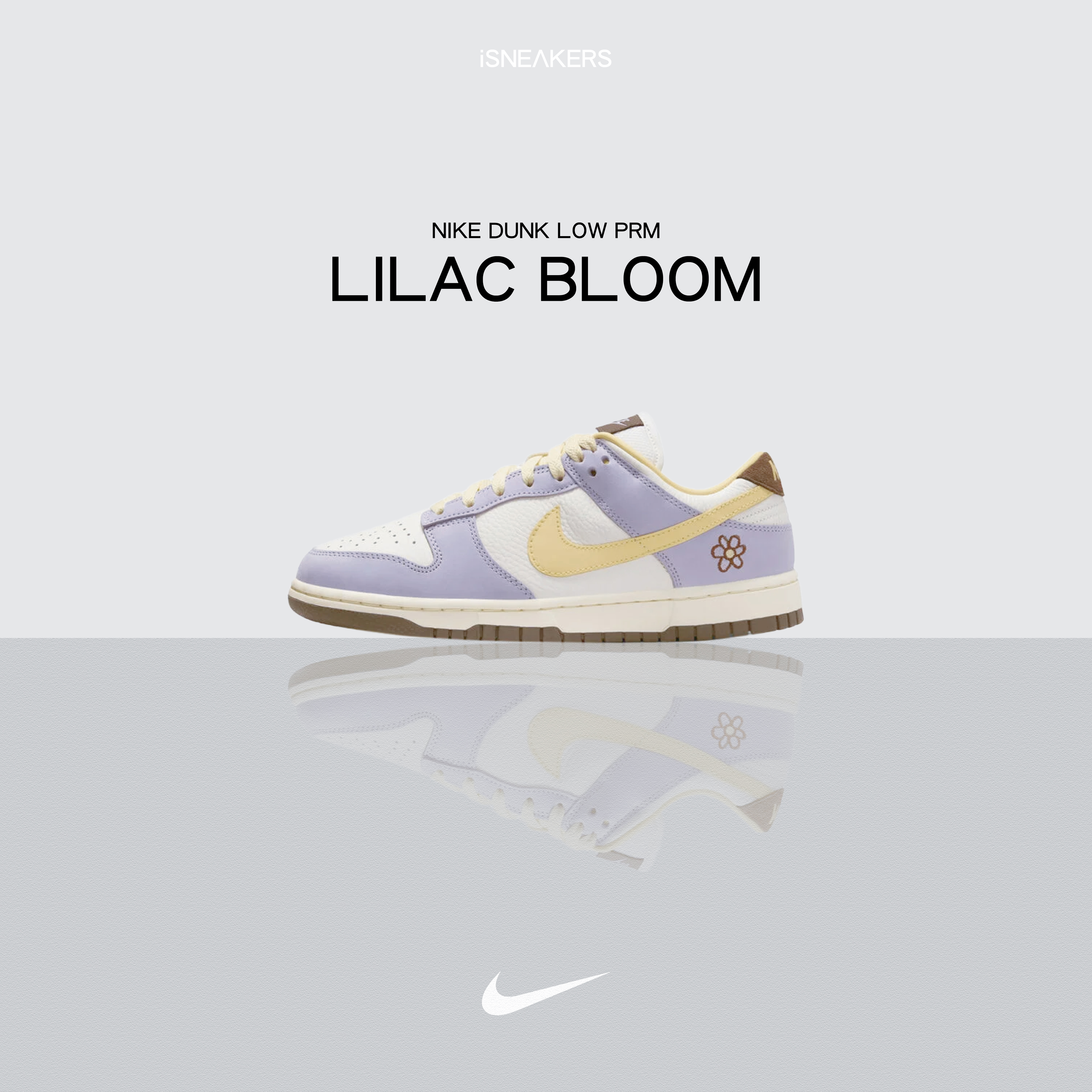 iSNEAKERS｜Nike Dunk Low PRM "Lilac Bloom" 馬卡龍 FB7910-500