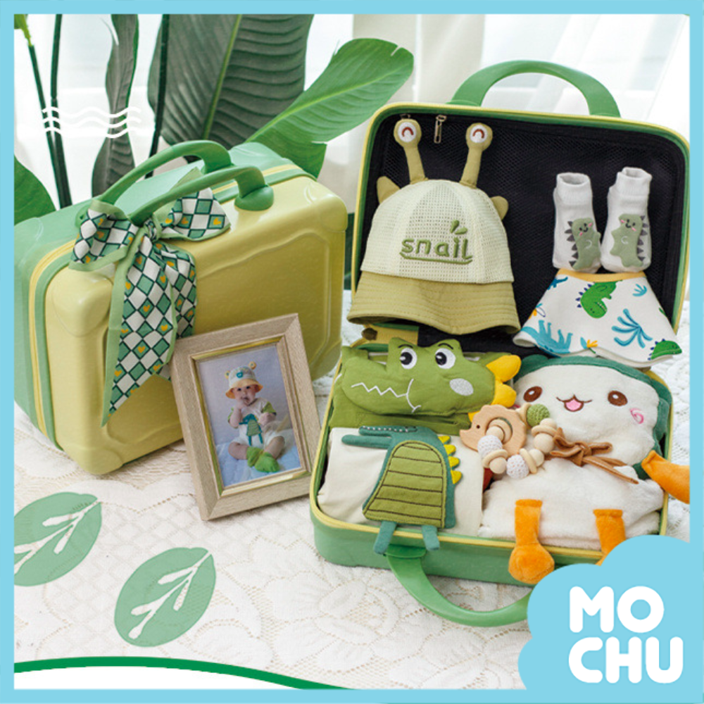 綠色恐龍短袖禮盒(二款）