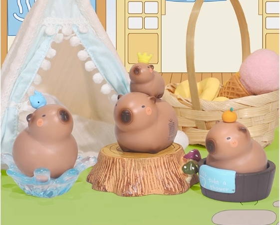 #預購 BJY STORE 卡皮巴拉 水豚創意桌面盲盒 公仔