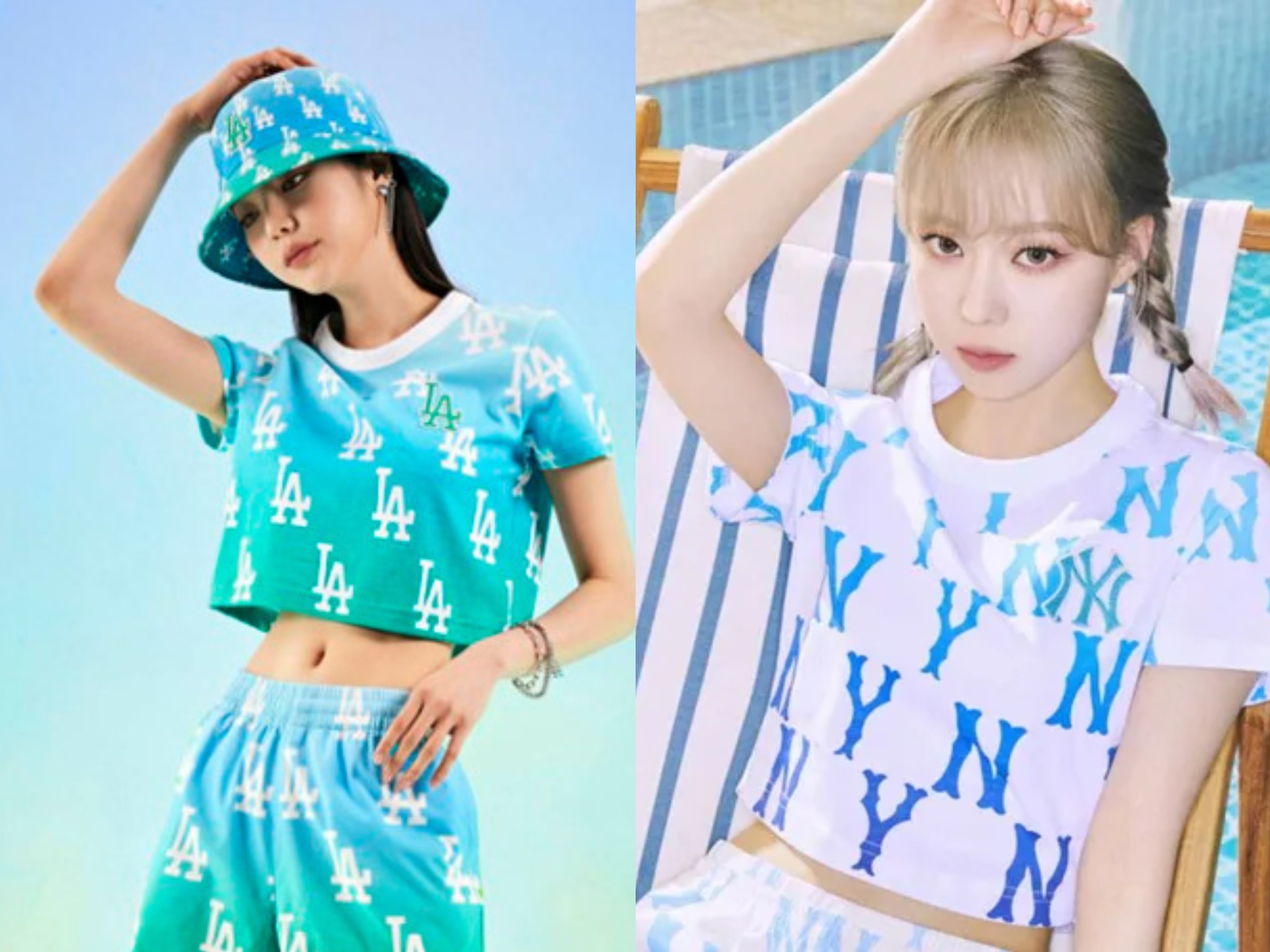 🇰🇷 韓國 MLB 漸變短身 T-Shirts(K7/MLB419)