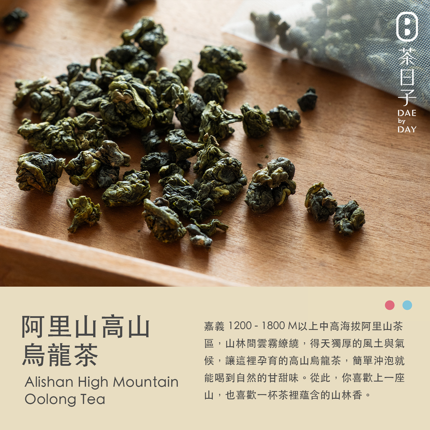 大稻埕小金罐系列｜阿里山高山烏龍茶 -茶日子