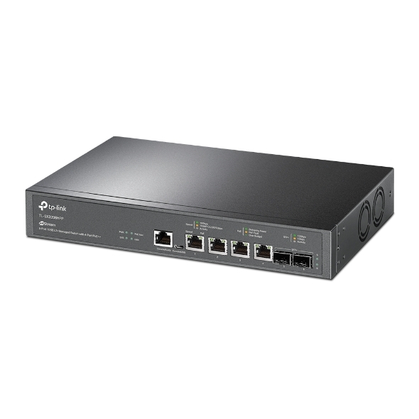 TP-LINK TL-SX3206HPP JetStream 6 埠10GE L2+ 管理型交換器 (含 4 埠 PoE++)