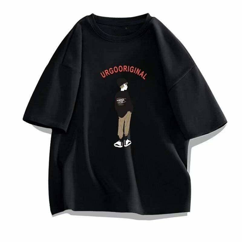 Q版人像插畫短袖T恤