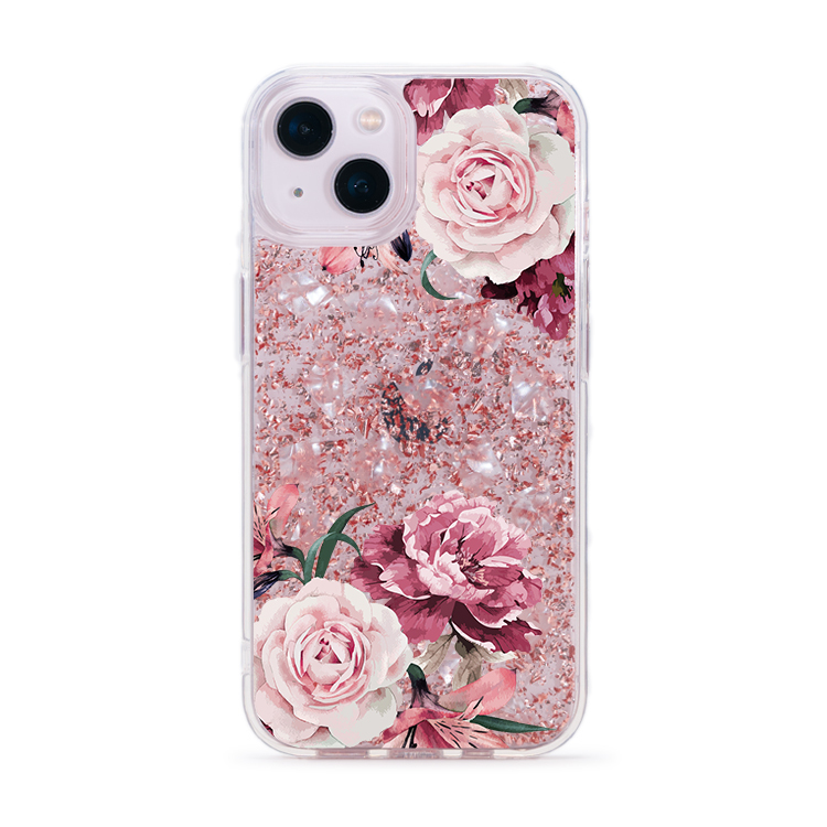【特惠款】玫粉玫瑰 iPhone 13 / 14 - 玫瑰金貝拉殼