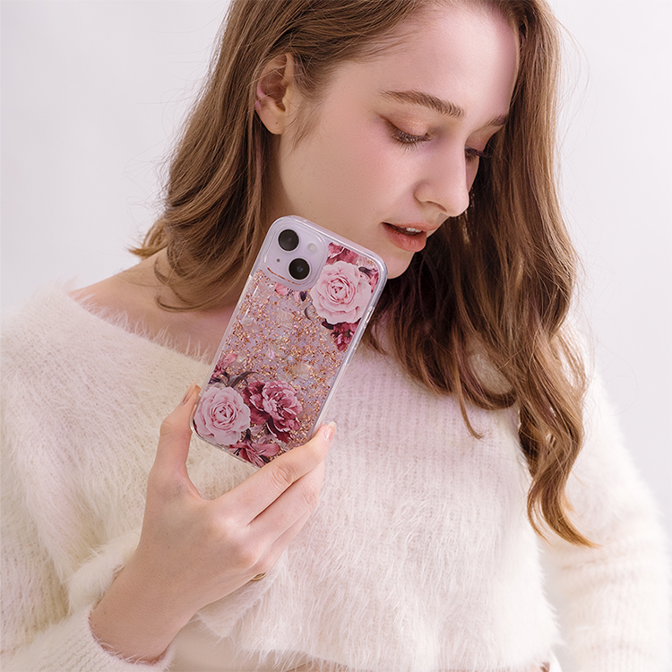 【特惠款】玫粉玫瑰 iPhone 15 Pro - 玫瑰金貝拉殼