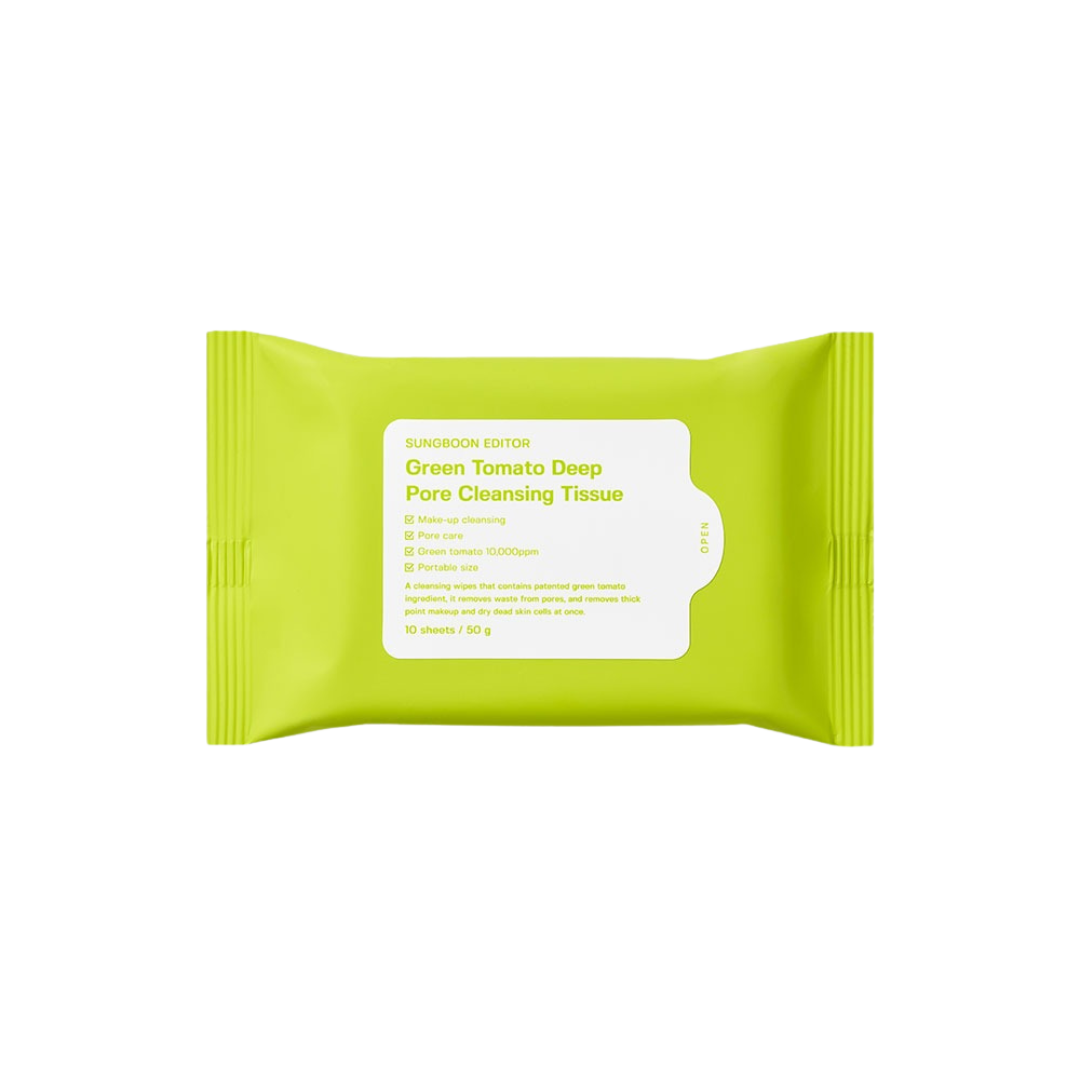 SUNGBOON EDITOR 綠番茄深層卸妝巾