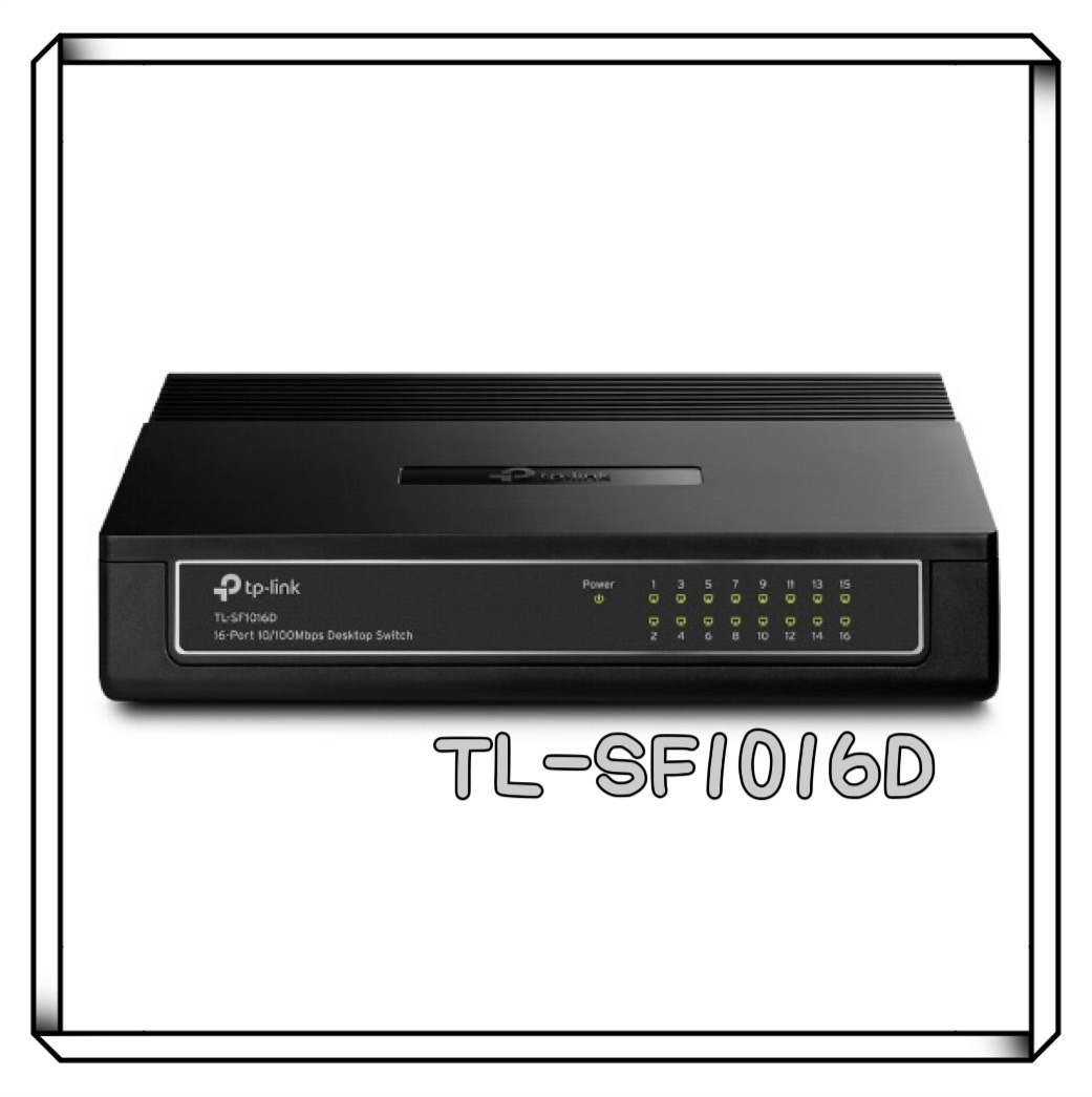TP-LINK TL-SF1016D 16 埠 10/100Mbps 桌上型交換器