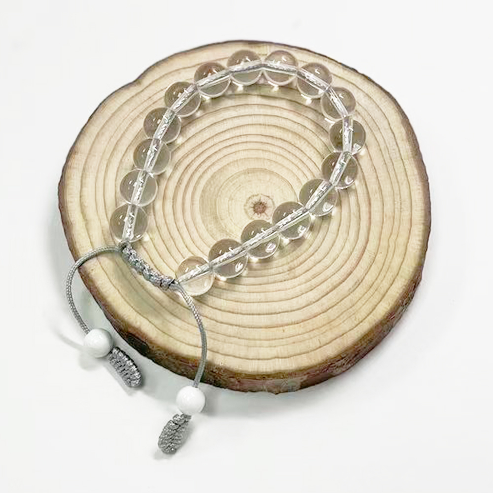 喜馬拉雅白水晶8.5mm -17/19/21顆 手串/車掛/飾品