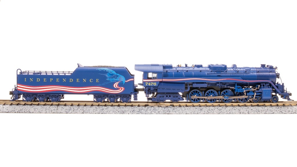 BLI 7411 N scale READING T1 4-8-4, INDEPENDENCE DAY PAINT SCHEME, PATRIOTIC SOUNDS, PARAGON4 SOUND/DC/DCC, SMOKE, N (FANTASY PAINT SCHEME)