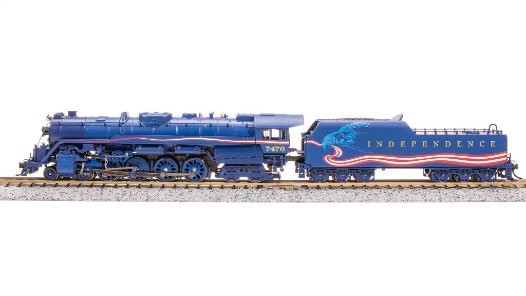 BLI 7411 N scale READING T1 4-8-4, INDEPENDENCE DAY PAINT SCHEME, PATRIOTIC SOUNDS, PARAGON4 SOUND/DC/DCC, SMOKE, N (FANTASY PAINT SCHEME)