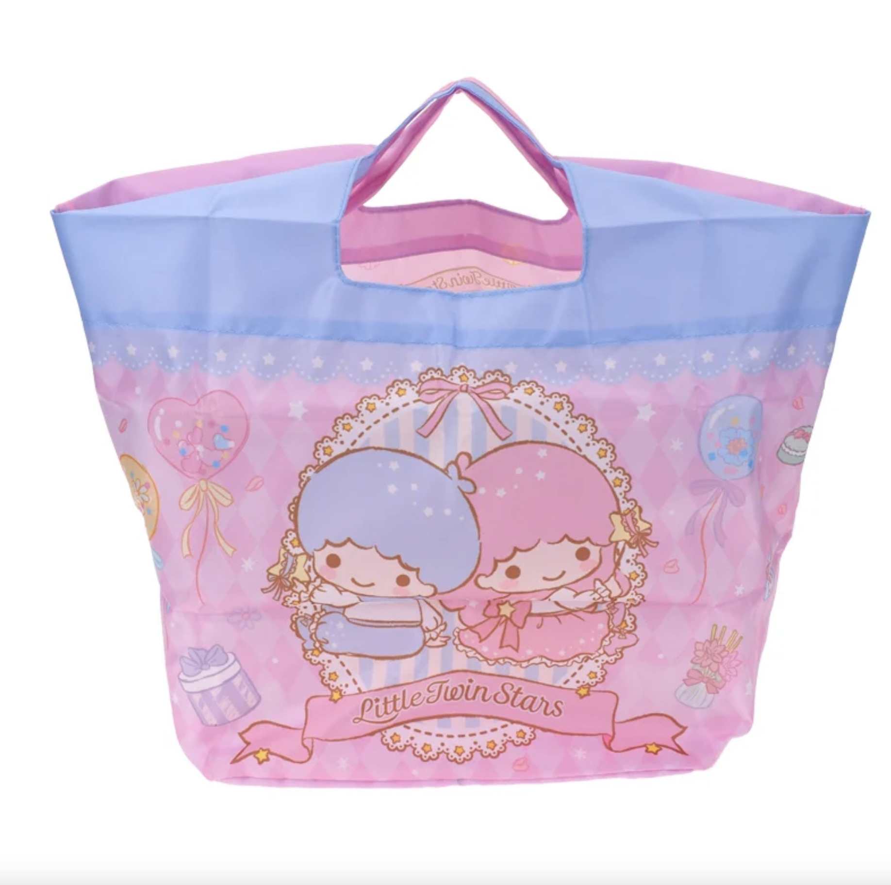 Little Twin Stars 可摺式購物袋 9-8315-3