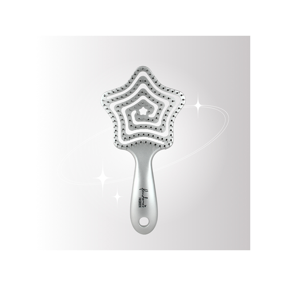 Little Star Lasen3D彈性抗糾結梳(銀)
