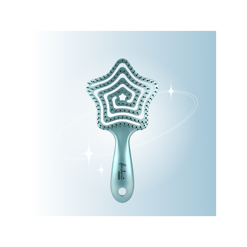 Little Star Lasen3D彈性抗糾結梳(藍)
