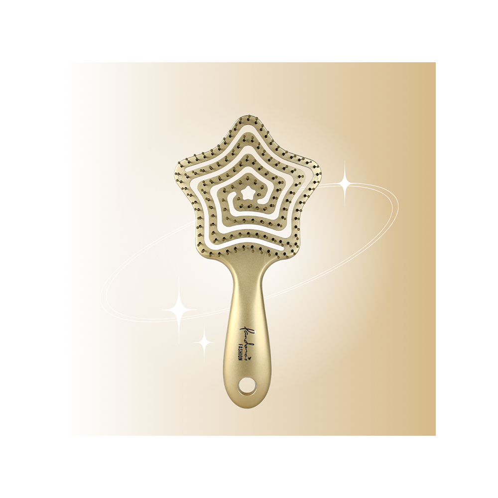 Little Star Lasen3D彈性抗糾結梳(金)