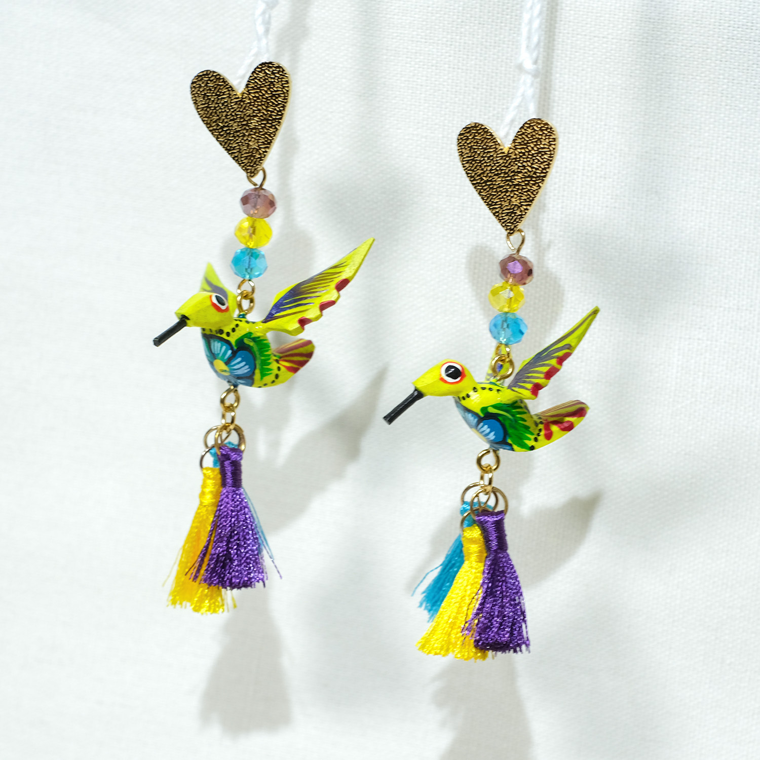 神獸手工木刻耳環｜Lientes 02｜墨西哥