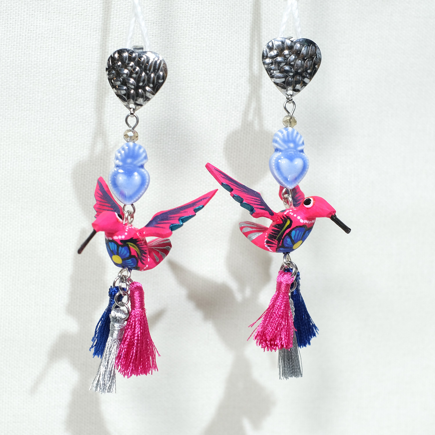 神獸手工木刻耳環｜Cuerna 04｜墨西哥