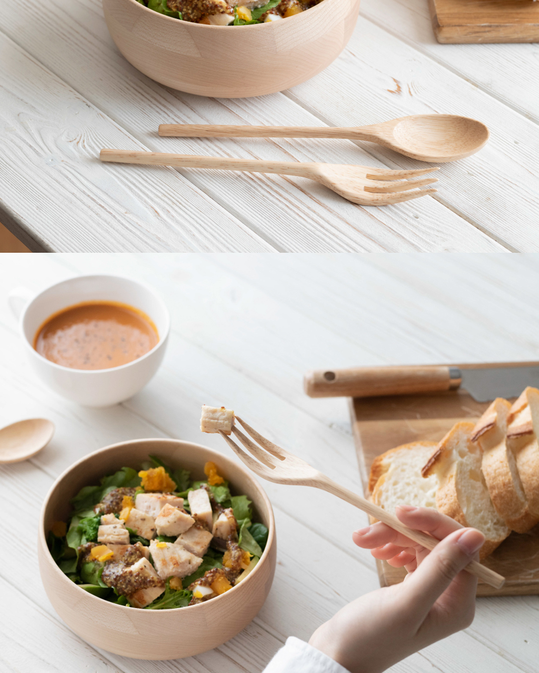 天然橡木 餐叉｜Taffeta