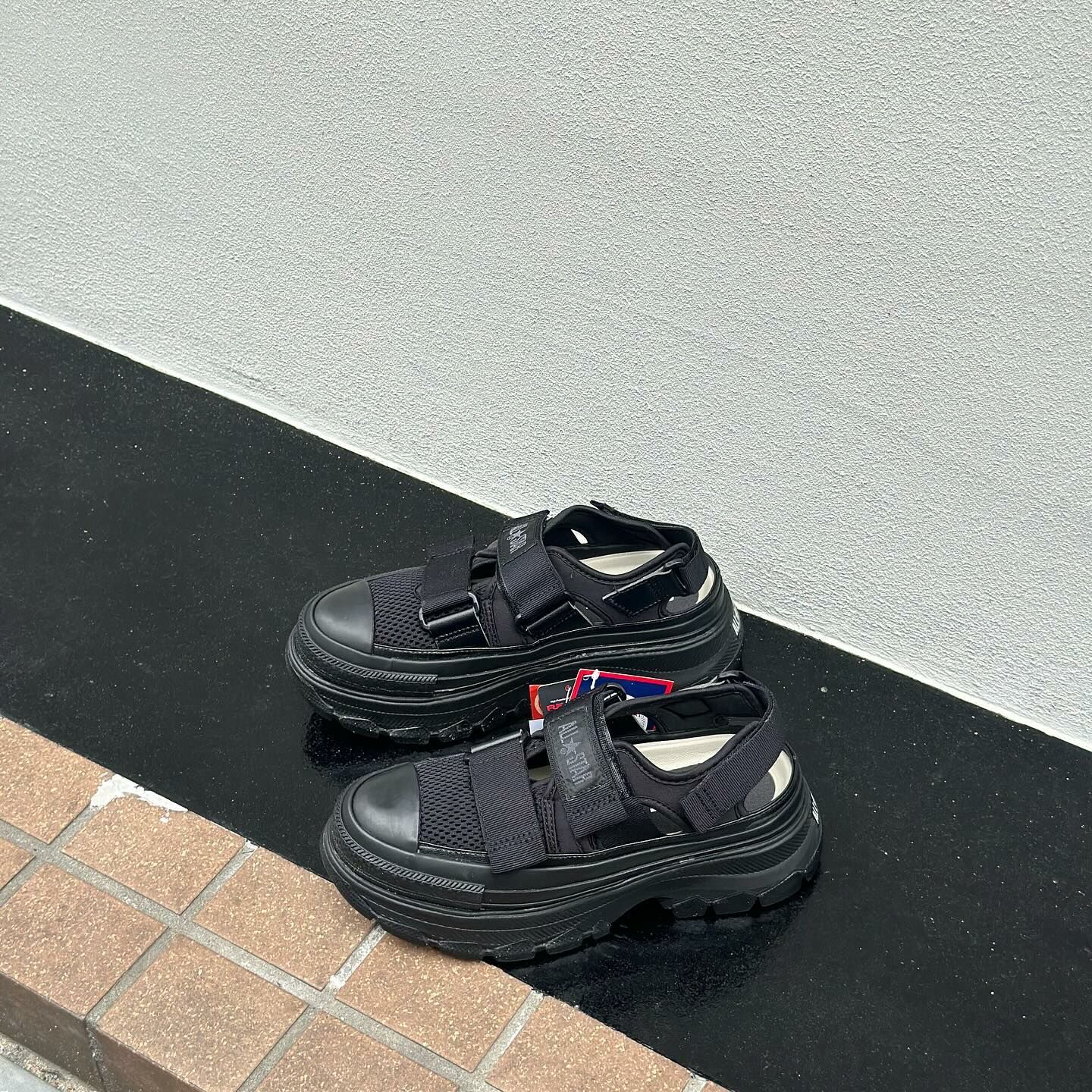 Converse All Star Trekwave Sandal OX 日本限定 黑色 白色 魔鬼沾 厚底 涼拖鞋 31310820 31310821