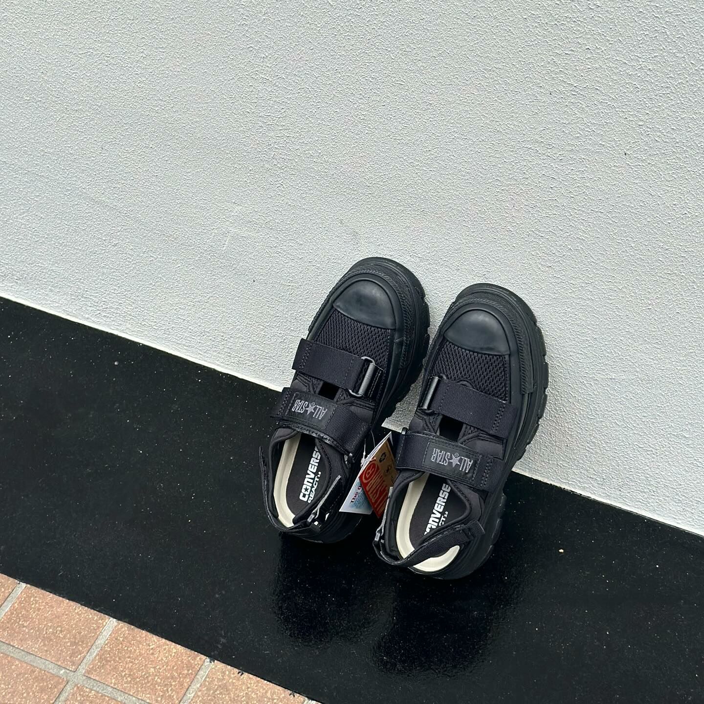 Converse All Star Trekwave Sandal OX 日本限定 黑色 白色 魔鬼沾 厚底 涼拖鞋 31310820 31310821