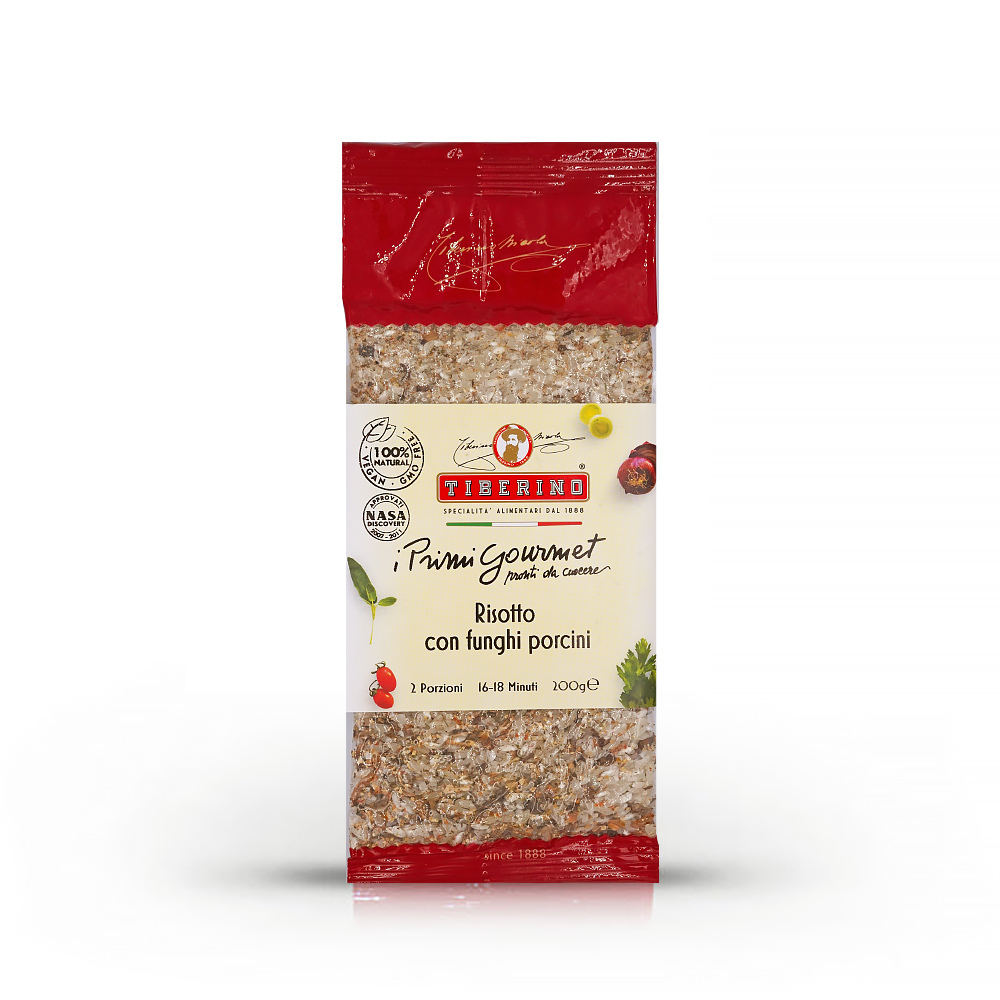 【Tiberino】義大利牛肝菌義式燉飯1包(200克)/真空料理包/送上Nasa太空站的料理