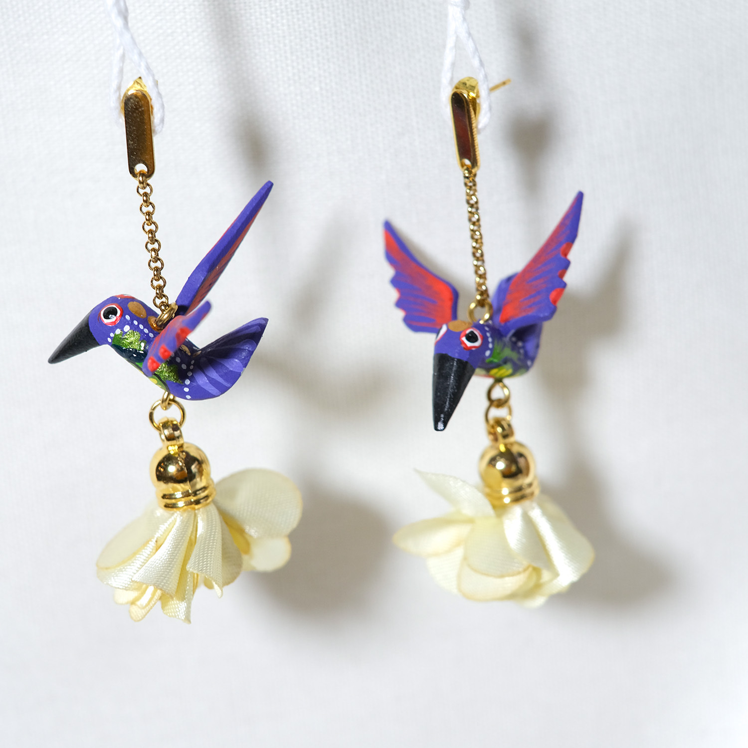 神獸手工木刻耳環｜Nayarit 07｜墨西哥