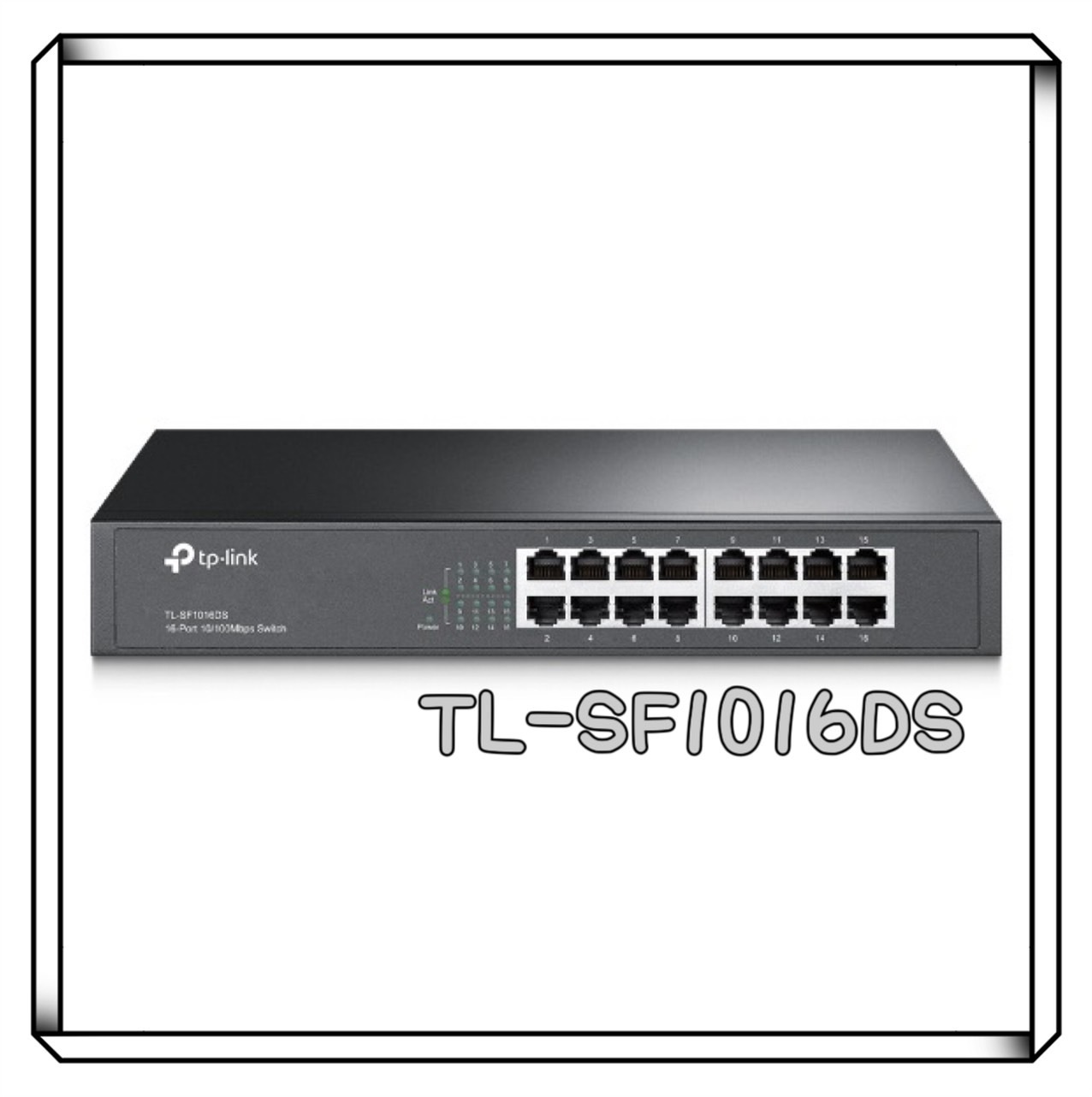 TP-LINK TL-SF1016DS 16 埠 10/100Mbps 交換器