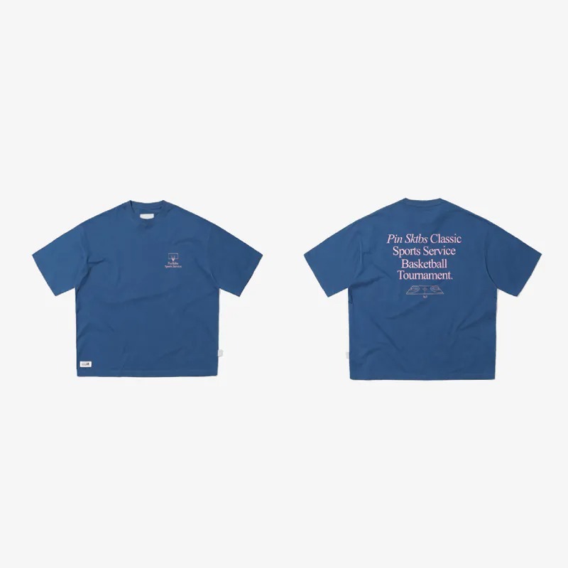 PIN SKTBS 籃球標語印花Tee