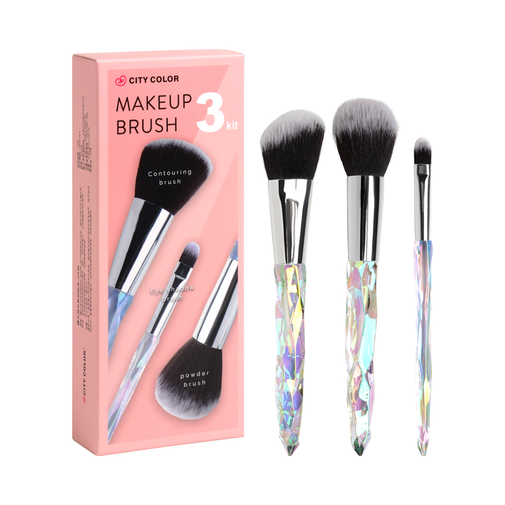 CITY COLOR鑽光晶采無瑕刷具-3件組