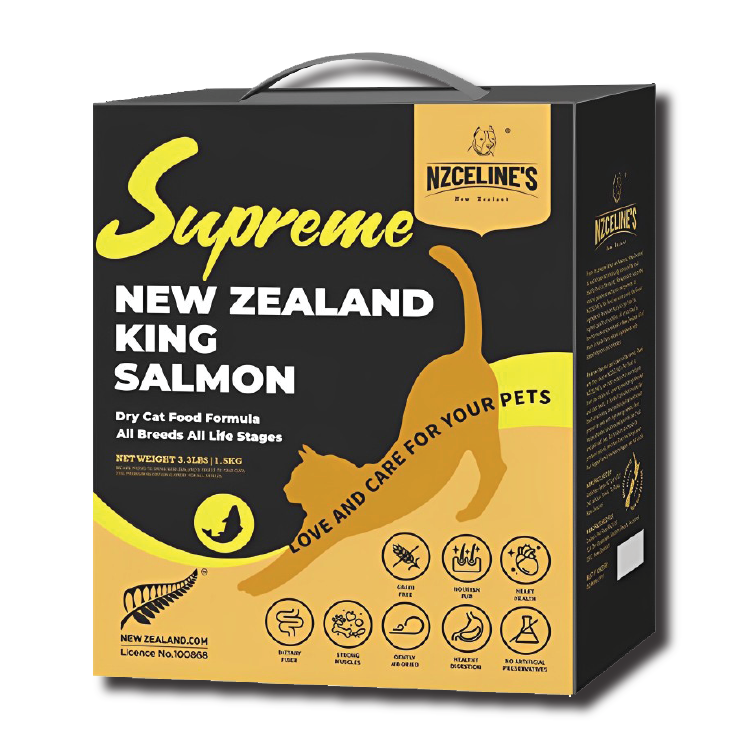 紐西蘭 NZCELINE's |無穀物 帝王三文魚 全貓美毛配方 1.5kg (NZC-0305)