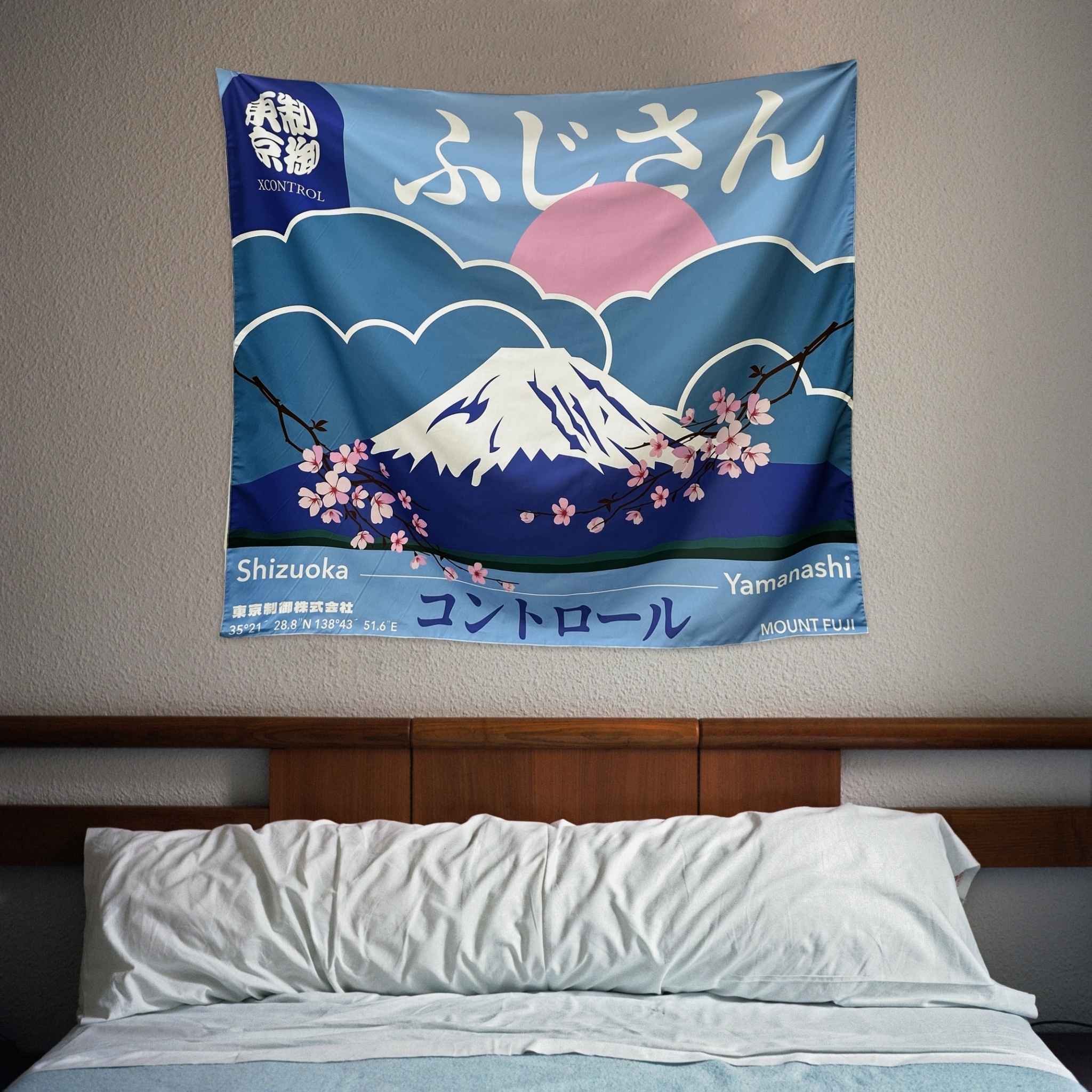 XC 裝飾掛布-富士櫻花美景圖