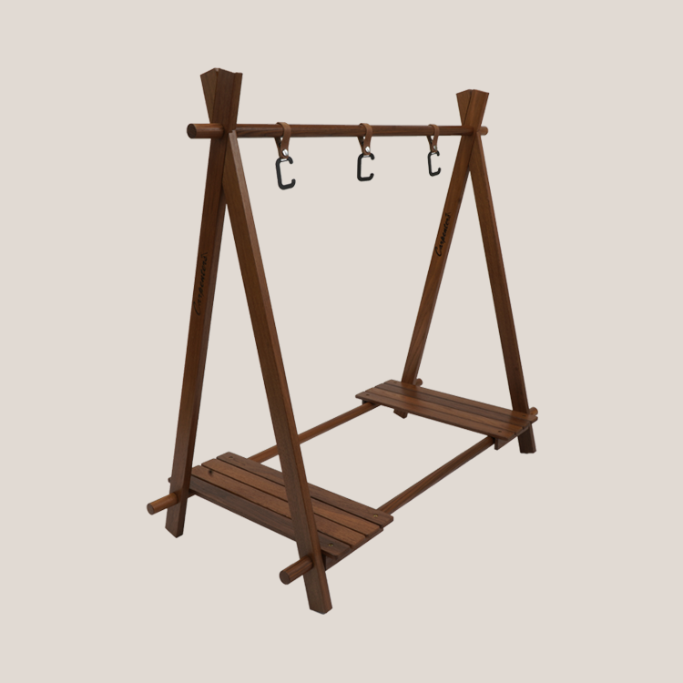 【Carpenters】橡木A字吊掛架(原木)