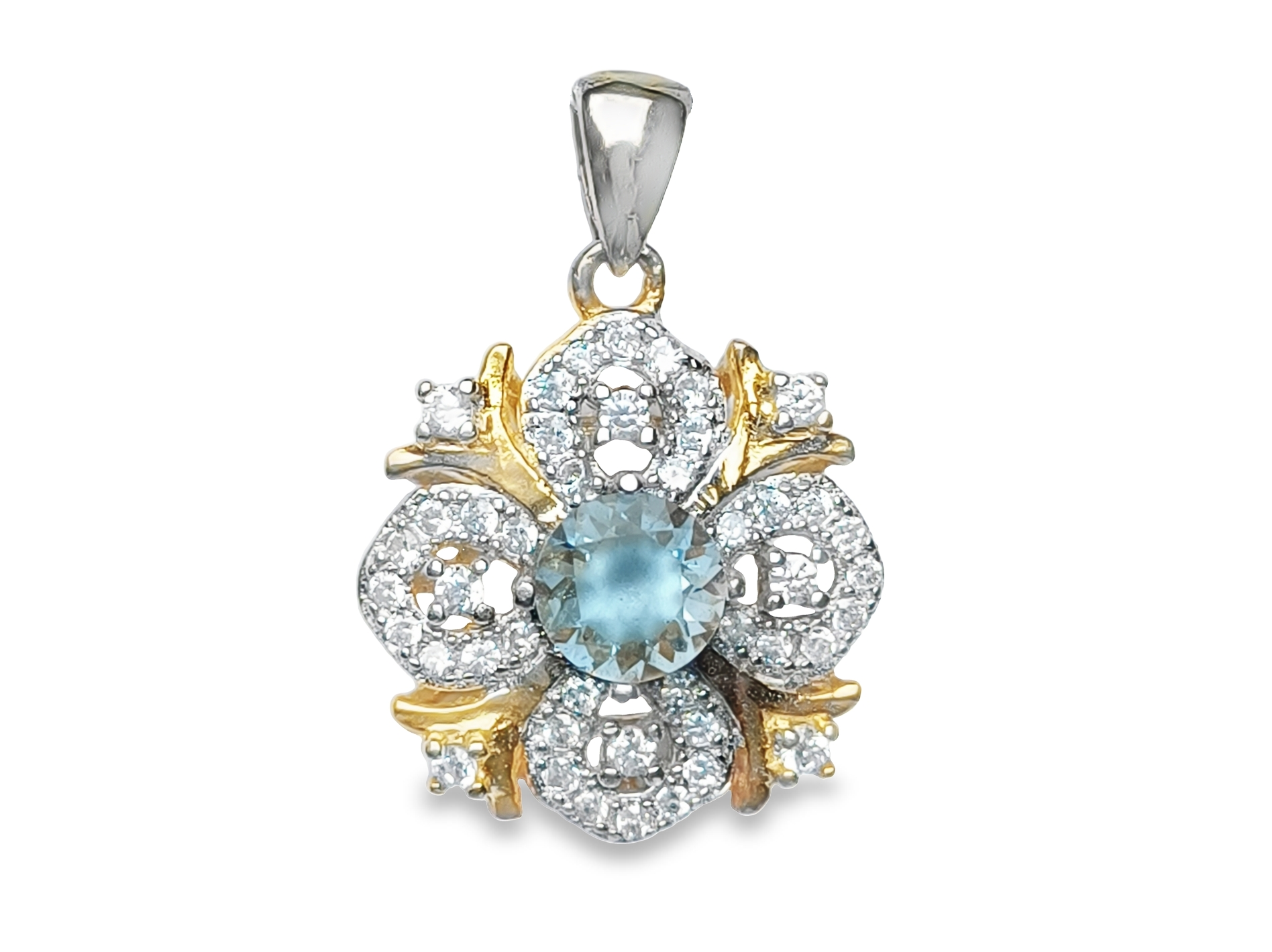 TJ971藍托帕石吊墜