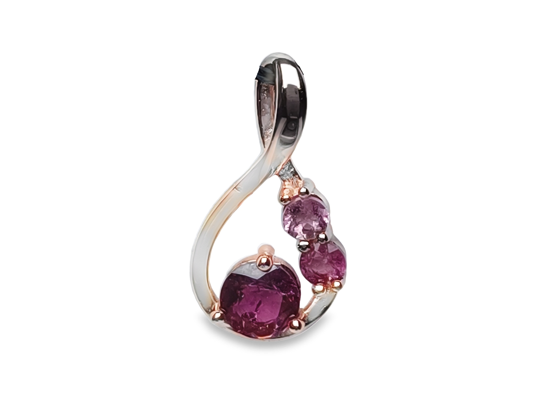 TJ986粉碧璽吊墜