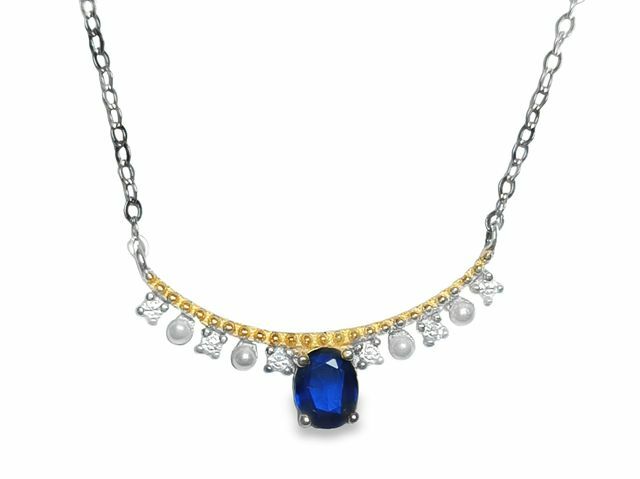 TJ999藍寶石項鍊