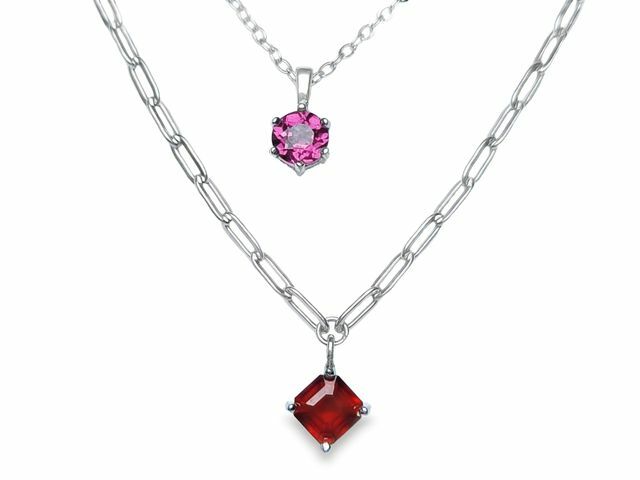 TJ1001石榴石項鍊