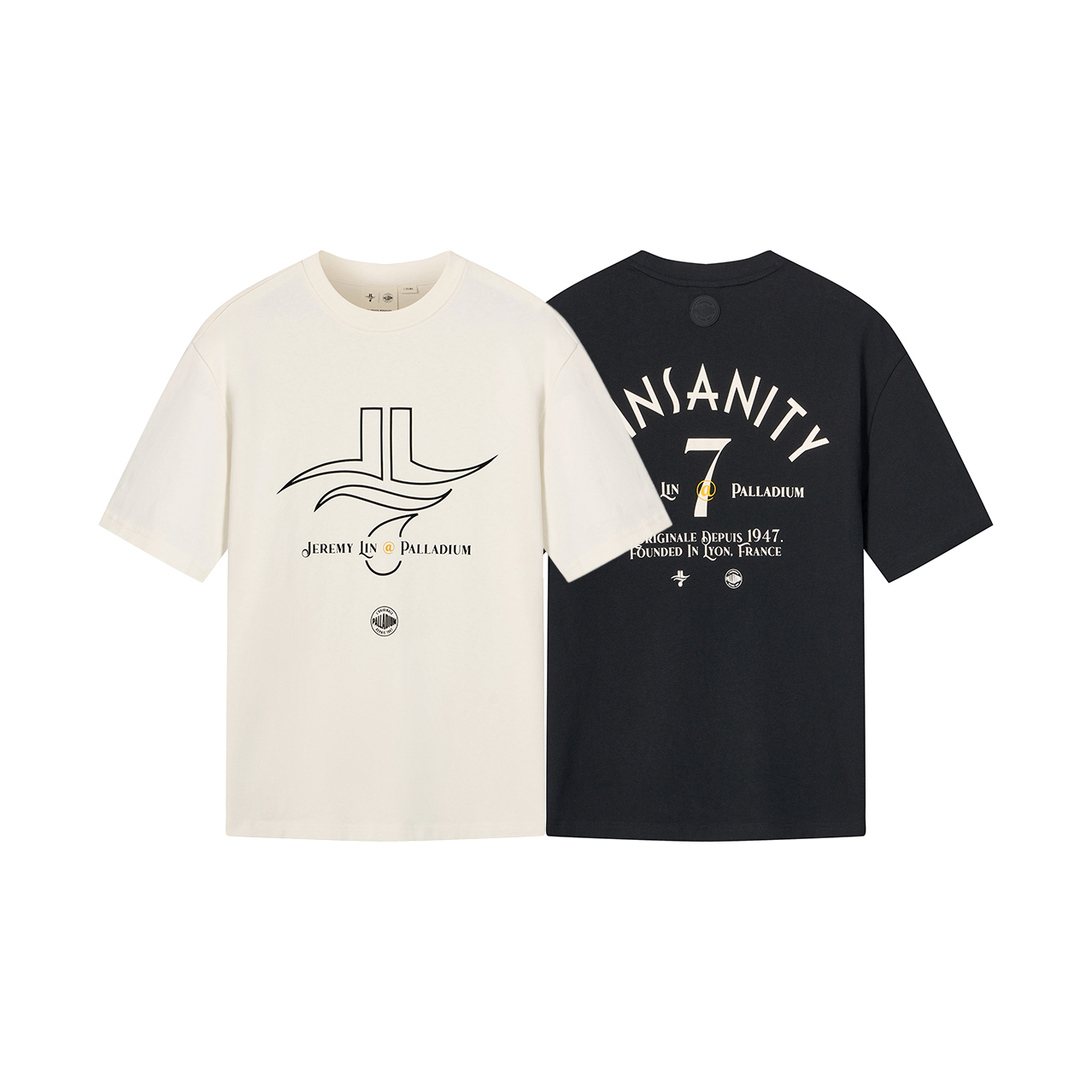 **特價商品售出無退換** PALLADIUM X JEREMY LIN 林書豪金色榮耀快閃聯名 鉛黑色 棉花糖色 JL7@短T【1010886】#PALLADIUMXJEREMYLIN