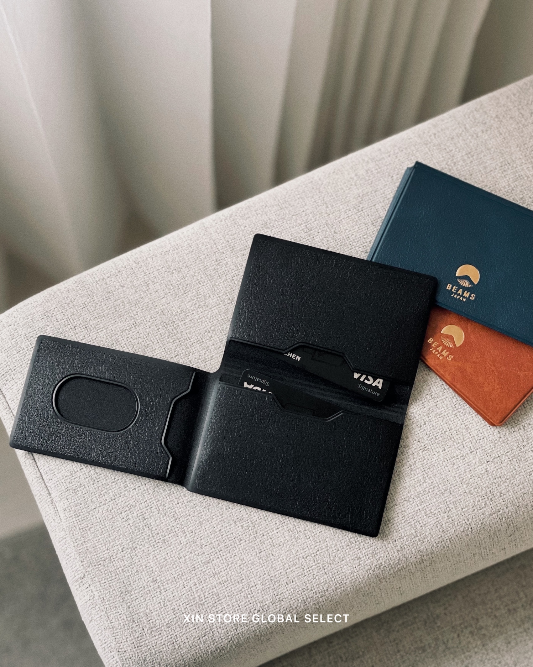 Beams Japan Hightide 卡套 卡片夾 日本限定 燙金 富士山 名片夾