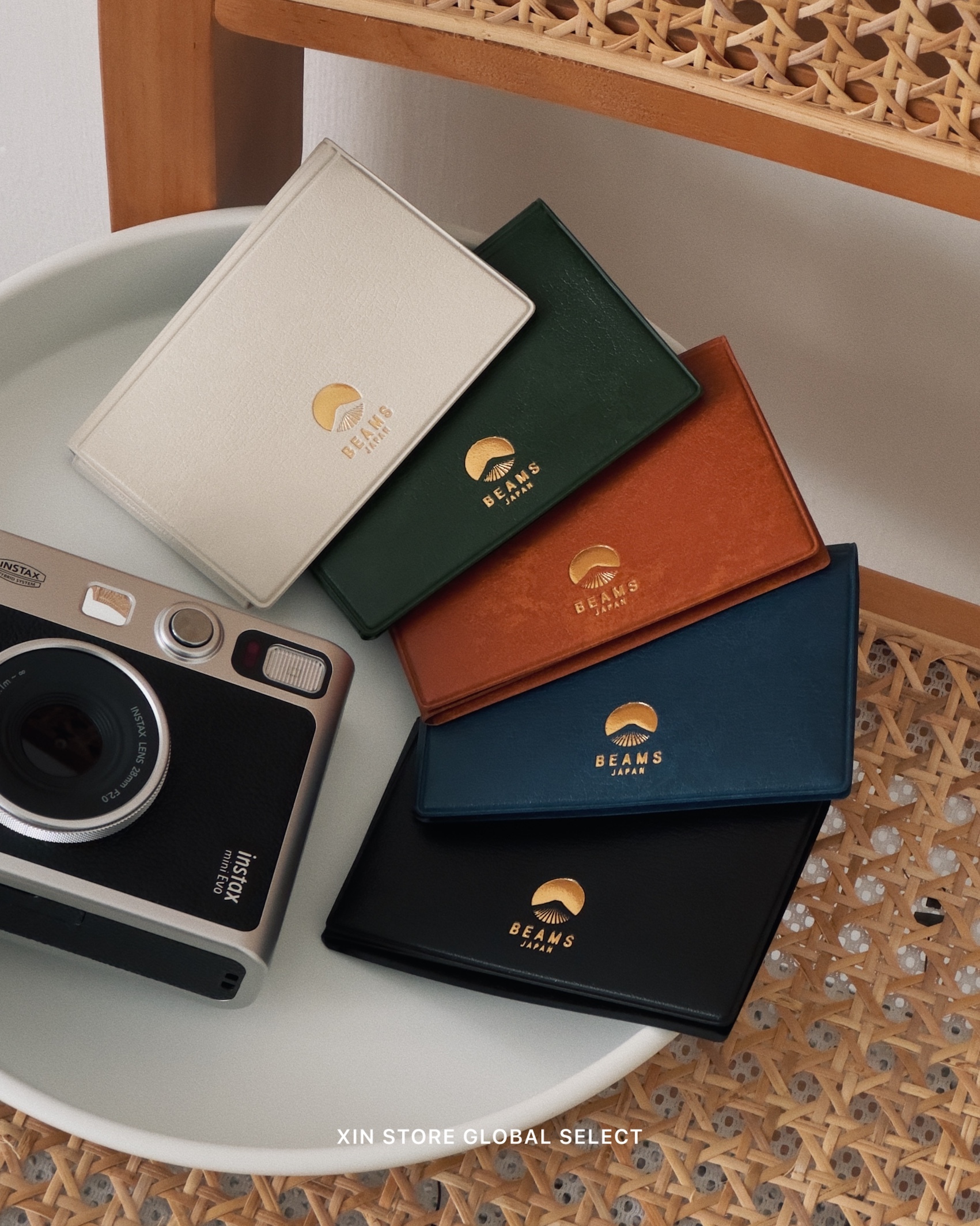 Beams Japan Hightide 卡套 卡片夾 日本限定 燙金 富士山 名片夾