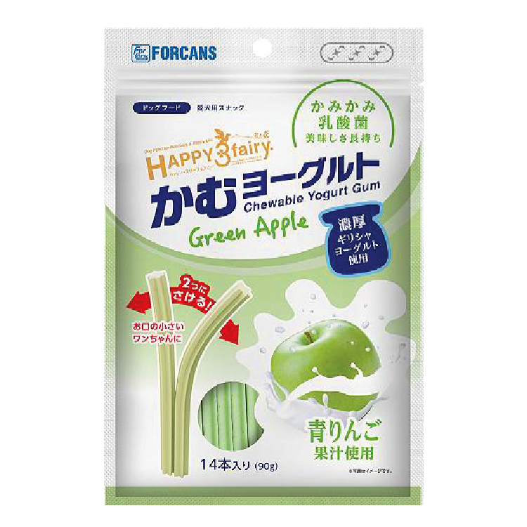 Forcans Happy 3 Fairy乳酸菌潔齒條-青萍果14本入 90g(FCS-5346)