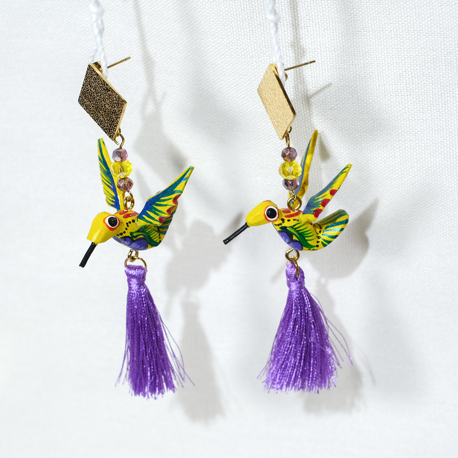 神獸手工木刻耳環｜Puebla 18｜墨西哥