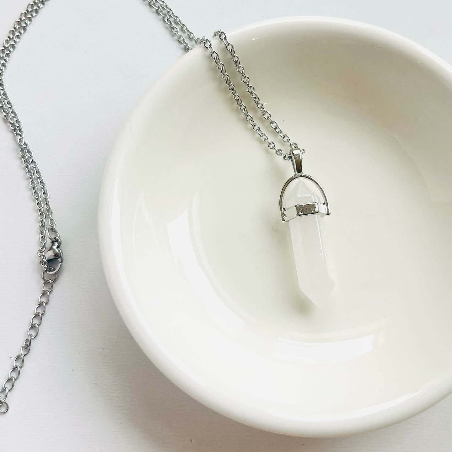 [原石] 白水晶 水晶項鍊