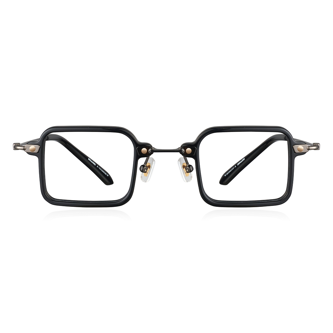 設計師造型款小方框眼鏡-二色可選