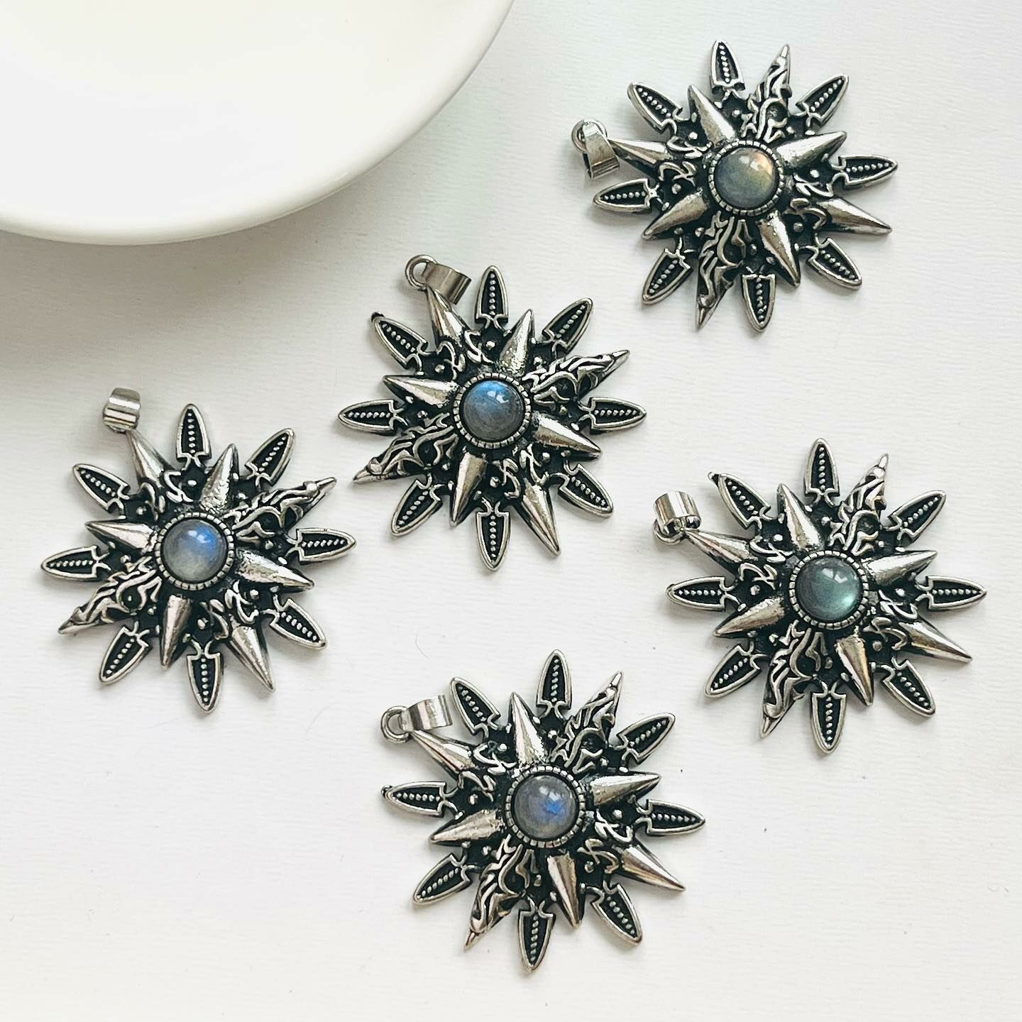 [原石] 拉長石 項鍊吊墜